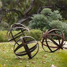How To Make These Garden Spheres Metal Garden Art Eclectic Outdoor Decor