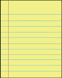 Download clker's notebook paper clip art and related images now. 8 Notebook Paper Clipart Preview Yellow Lined Pape Hdclipartall