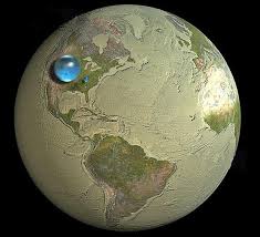 No That S Not What The Earth Would Look Like Without Water Planets Earth Planet Earth
