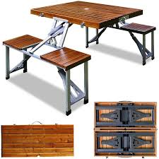 Outdoor Picnic Table And Bench Set Camping Travel Bbq Folding Portable Seat Set 101157 Table De Pique Nique Ensemble Table Et Chaise Table Et Chaises