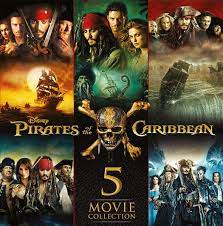 Disney franchise comprising amusement park rides, feature films and their novelizations, prequel novels. The 5 Pirates Of The Caribbean Movies In Order