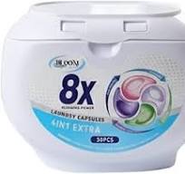 Bloomwell | 8X Cleaning Power Laundry Capsules 4-in-1 Extra ...
