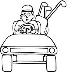 2,654 golf carts clip art images on gograph. Golf Coloring Pages Best Coloring Pages For Kids