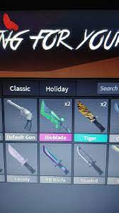 This is the regular version of the chroma gingerblade. Avelii On Twitter Trading Bioblade And Ripper Set For Cookie Blade Or Peppermint Mm2 Murdermystery2 Mm2trade Mm2trading Mm2tradings Mm2trades Mm2roblox Roblox Robloxroblox Https T Co G8wnj1pizk