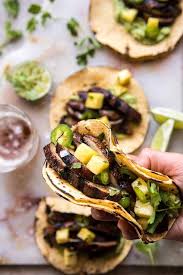 Check spelling or type a new query. Asada Mushroom Tacos With Lime Smashed Avocado Half Baked Harvest