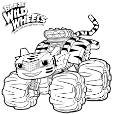 Stripes Blaze And The Monster Machines Coloring Pages Malvorlagen Fur Kinder Zum Ausdrucken Kostenlose Ausmalbilder Malvorlagen Fur Jungen