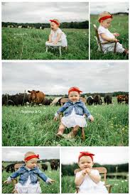 On The Farm First Birthday Photos 6 Month Baby Picture Ideas First Birthday Pictures Baby Photoshoot Girl