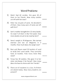 Graph how we get to school. Addition And Subtraction Word Problems Worksheets For Kindergarten And Grade 1 Story Sums Story Problems Megaworkbook