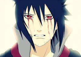 Pin On Anime Itachi uchiha perched on a post. pin on anime