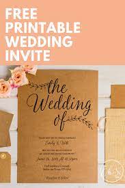 Shabby Chic Free Wedding Invite Template The Oh So Studio Wedding Invitations Wedding Invitations Rustic Free Wedding Printables
