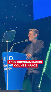 Andy Burnham has backed Count Binface at the Silver Clef Awards🗑️👀