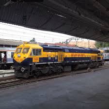 Wdg4d On Central Railway Diesel Locomotive Indian Railways Locomotive