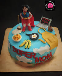They will remember images of the cartoon cake that will make you their favorite person in the whole world. Sweethours Birthday Cake For A Mom With Supermom And Facebook