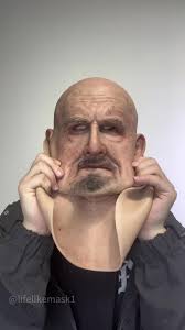 Realistic Old Man's Mask: Silicone Mask for Authentic Transformations