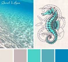 Color Inspirations Sand Aqua Stitchpunk Beach Color Palettes Aqua Color Schemes Beach Color Schemes