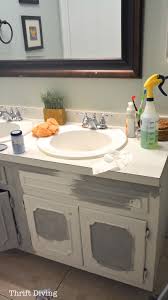 With so many options for updating the vanity during a bathroom remodel, it's simply a matter of how much effort and cash you're willing to put into the makeover project. Before After My Pretty Painted Bathroom Vanity