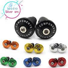 Cnc 22mm Handlebar Grips Handle Bar Cap End Plugs For Suzuki Hayabusa Burgman400 B King Gs500 Gw250 Boulevar Handlebar Grip Honda Shadow Motorcycle Accessories