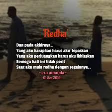 Kata kata jika dikatakan dan diartikulasikan dengan benar bisa mengubah pikiran seseorang. Redha Noktah Bagi Sebuah Mutiara Kata Madah Cinta Facebook