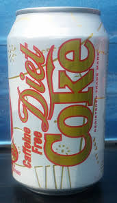 1994 Diet Coke Caffeine Free Refrigerantes Latas Cartaz