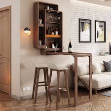Nordic Folding Bar Table Household High Foot Simple Modern Wall Wine Cabinet Living Room Creative Partition C In 2020 Living Room Bar Home Bar Counter Bar Dining Table
