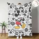 Personalized Classic Mickey Minnie Mouse Disney Blanket, Custom ...