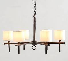 Easton Forged Iron Chandelier Pottery Barn