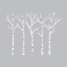 Birch Trees Wall Decals Set Shop Decals From Dana Decals Tree Wall Decal Birch Tree Wall Decal Birch Tree Decal