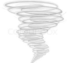 A tornado or hurricane is scary but beautyful too. Illustration Of Tornado As A Natural Stock Vector Colourbox