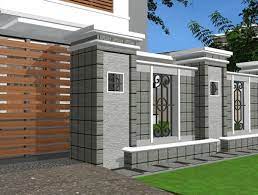Model pagar rumah minimalis batu alam ini sudah banyak digunakan pada rumah mewah dengan konsep modern di daerah perkotaan. 60 Desain Pagar Rumah Mewah Buat Hunian Tampil Eksklusif Rumahku Unik