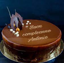 Buon Compleanno Antonio Buon Compleanno Compleanno Torte Di Compleanno