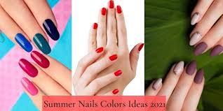 Just paint your first four nails in lavender polish and your pinky in hot pink polish. Top 10 Summer Nails Colors Ideas 2021 In The United States