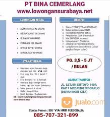 Yaitu jujur, rajin, mendahulukan kepentingan orang lain, rela berkorban, dan profesional. Kode Pos Medaeng Waru Sidoarjo