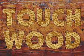 British Culture Touch Wood Funky English