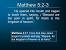 Matthew 5 1 12 Reflection