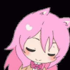 Kawaii Cute Gif Kawaii Cute Anime Discover Share Gifs Cute Gif Animated Emojis Cat Girl