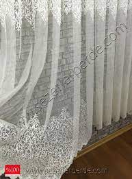 Desenli perde, keten fon perde, tül perde, blackout, hazır perdeler, stor perdeler, perde modelleri. Tul Perde Petek 398bx Modeli Sezerler Perde