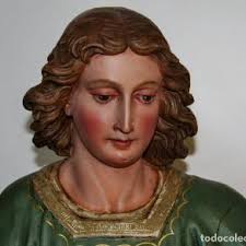 talla madera policromada artista popular venezo