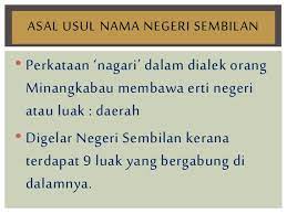 Jempol merupakan salah sebuah daerah serta luak adat yang terdapat di negeri sembilan darul khusus. Asal Usul Negeri Sembilan