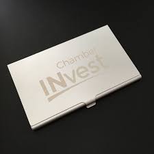 Protect your business cards, stay organized and make a professional impression with an engraved metal business card holder from vistaprint. Custom Engraved Business Card Case Metal Aluminum Silver Business Card Holder Customized Logo Promotional Giveaway Gift 100pcs Party Favors Aliexpress
