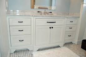 A Classic Hand Painted Vanity With Inset Shaker Style Doors And Drawer Fronts And Ogee Feet Custom Bathroom Vanity Single Bathroom Vanity Bathroom Vanity