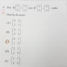 Check spelling or type a new query. Ini Soal Matriks Tolong Bantu Beri Penjelasannya Dong Brainly Co Id