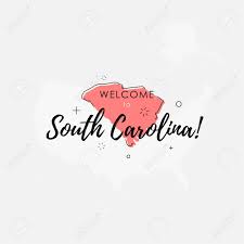 Free south carolina silhouette clip art. Vektor Illustration Der Gruss Zeichen Mit Willkommen In South Carolina Text Und Staat Silhouette Lizenzfrei Nutzbare Vektorgrafiken Clip Arts Illustrationen Image 82896244