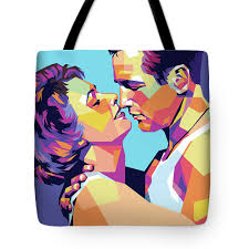 Paul Newman and Piper Laurie Tote Bag