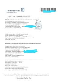 Deutsche bank kod swift iban adres do przelewow. Mt103 202 Flashing Available Balance Posts Facebook