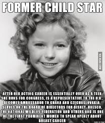 Throughout the rest of shirley temple's life, waiters and fans would delight in giving her the drink. Ggg Shirley Temple 9gag