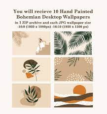 Boho Desktop Wallpaper Laptop Wallpaper Macbook Wallpaper Etsy In 2021 Neutral Wallpaper Modern Wallpaper Desktop Wallpaper