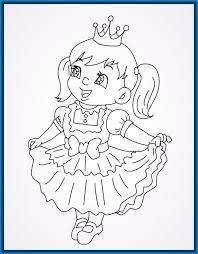 Dibujos Para Colorear Nina Bonita Coloring Pages Princess Coloring Pages Princess Coloring