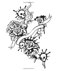 Ultimate Tattoo Coloring Book Chartwell Coloring Books Patience Coster 9780785833642 Amazon Com Tattoo Coloring Book Skull Coloring Pages Coloring Books