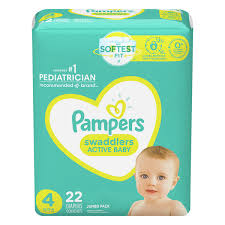 Different kinds will determine how many diapers and the diaper accessories you'll need. Save On Pampers Swaddlers Size 4 Diapers 22 37 Lbs Order Online Delivery Giant