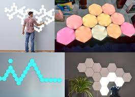 The app controlled hexagon led lights are fantastic for gaming lights. 3 Best Modular Hexagon Touch Lights For 2021